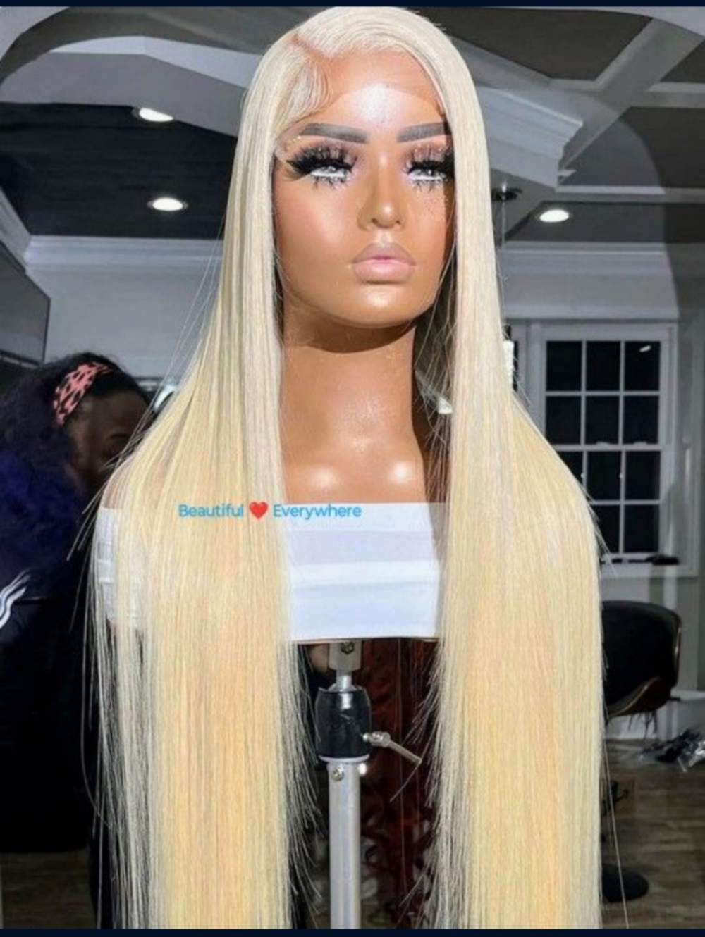 -Human Hair Lace Wig